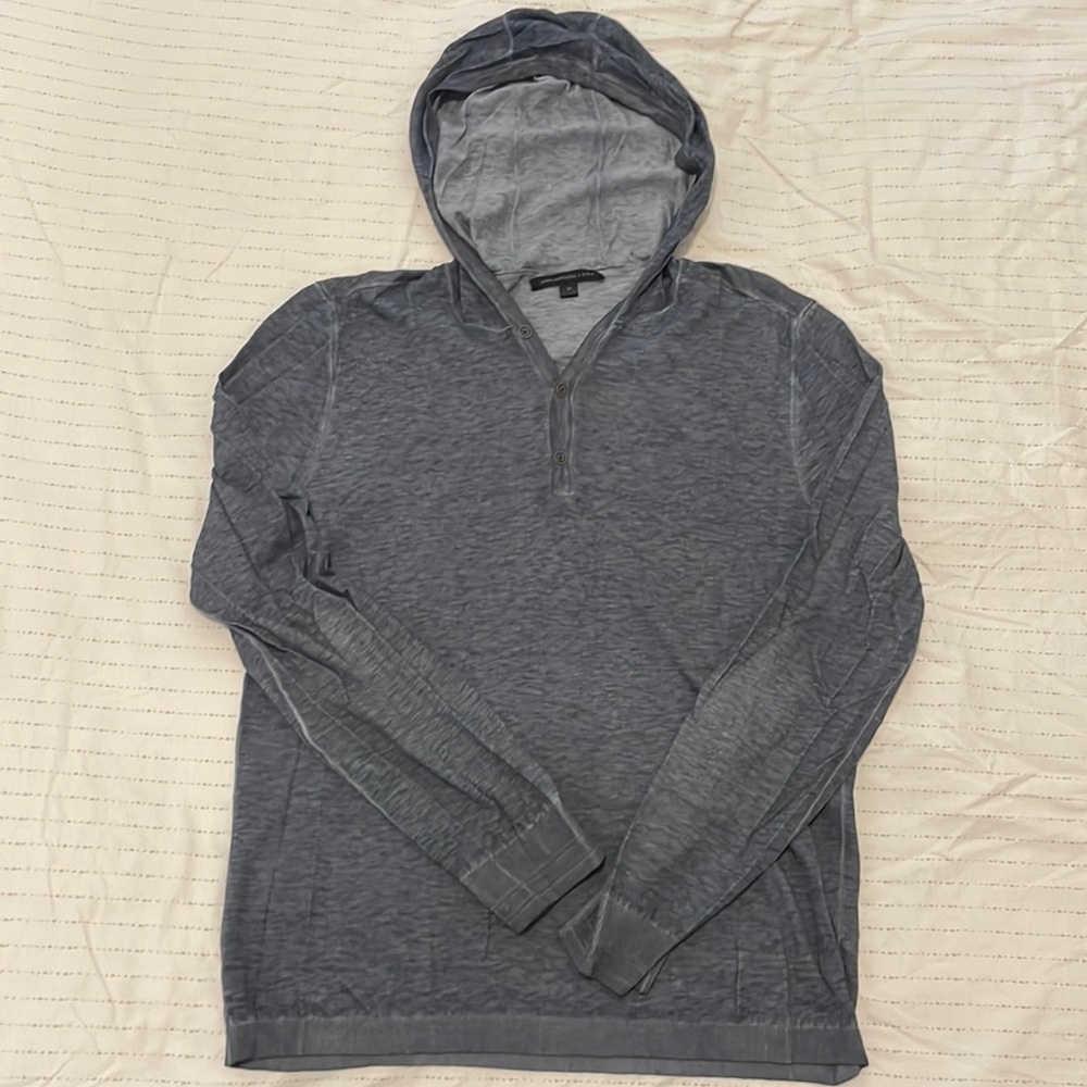 John Varvatos Star USA light weight hoodies tee, Size M